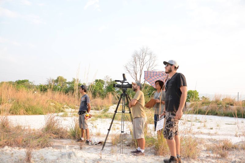 Set de filmagem na Cidade de Goiás